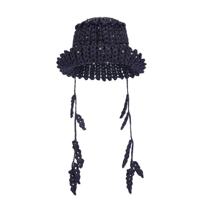 Panama hat made of raffia "SILENT EARTH"