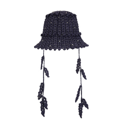 Panama hat made of raffia "SILENT EARTH"