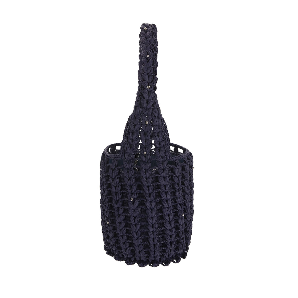 Raffia transformer bag "SILENT SPEAK"